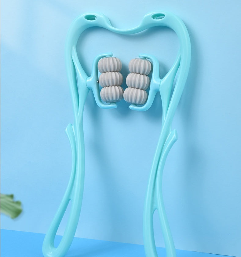 6-Roller Cervical Neck Massager — Deep Tissue Relief for Neck, Shoulders & Back